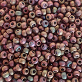 Rocaille Miyuki  11 - Kaki iris métallisée mat ( 4g )