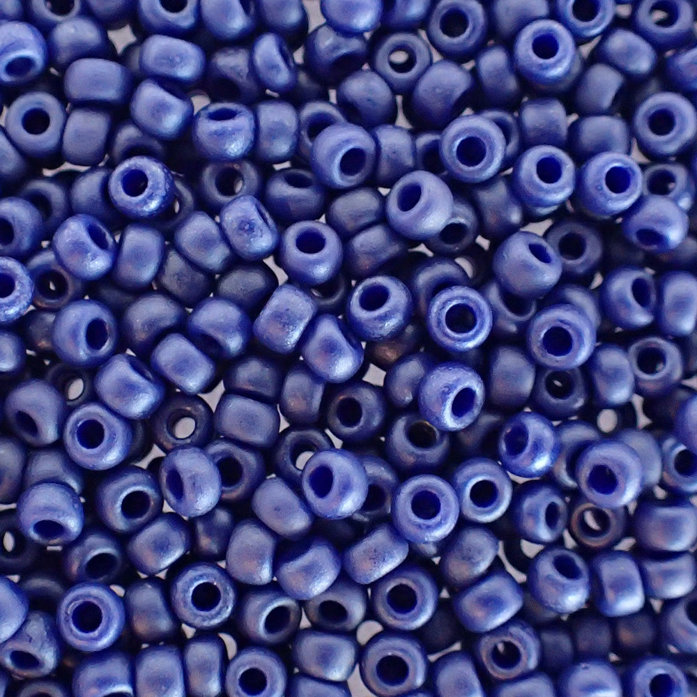 Rocaille 11 - Cobalt lustrée mat opaque (4 g)