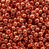 Rocaille Miyuki  11 - Orange blush galvanisée duracoat ( 4g )