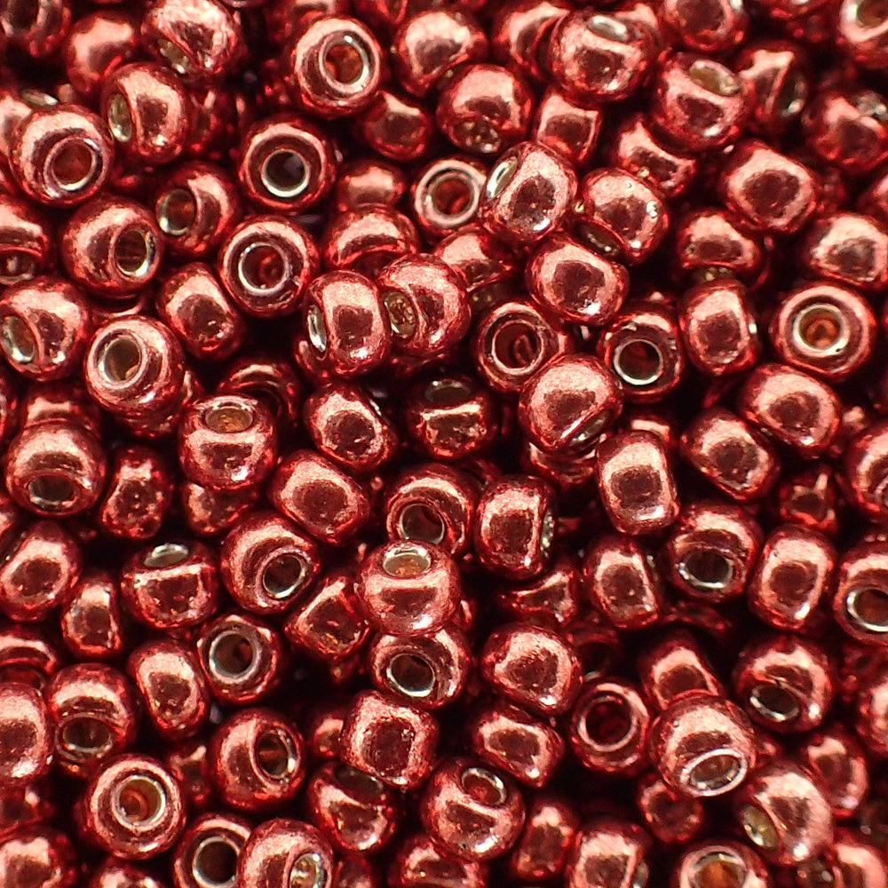 Rocaille Miyuki  11 - Baie foncée galvanisée duracoat ( 4g )