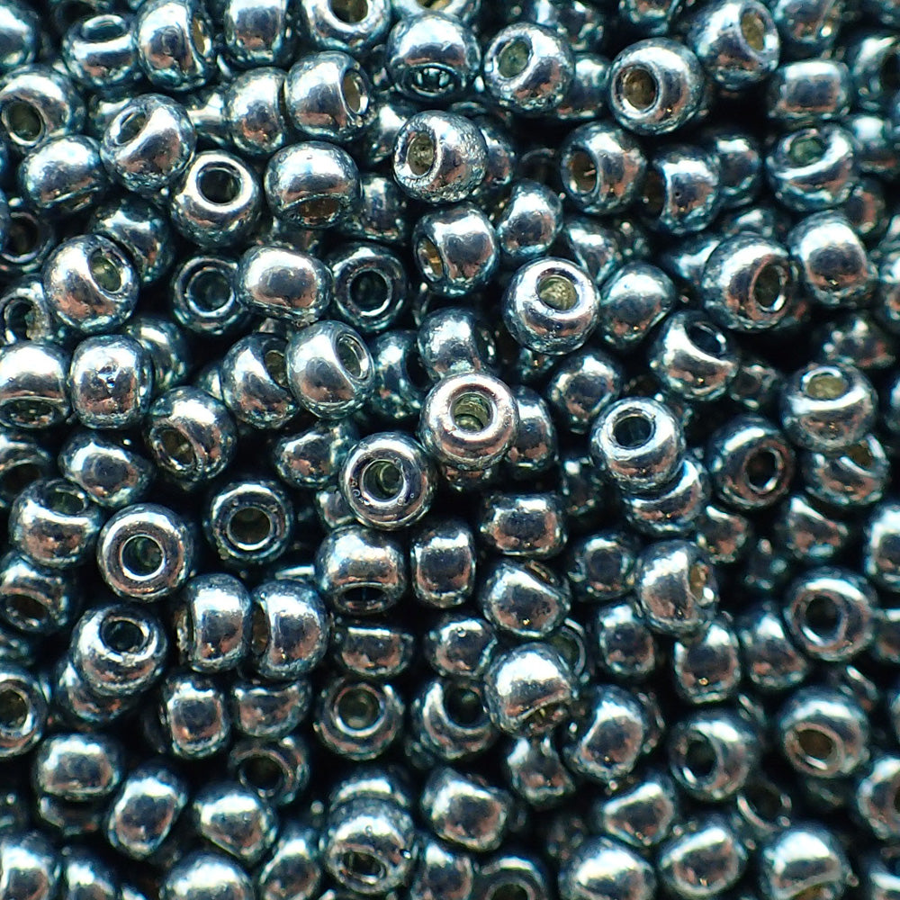 Rocaille Miyuki 15 - Sea Foam Galvanisé Duracoat 