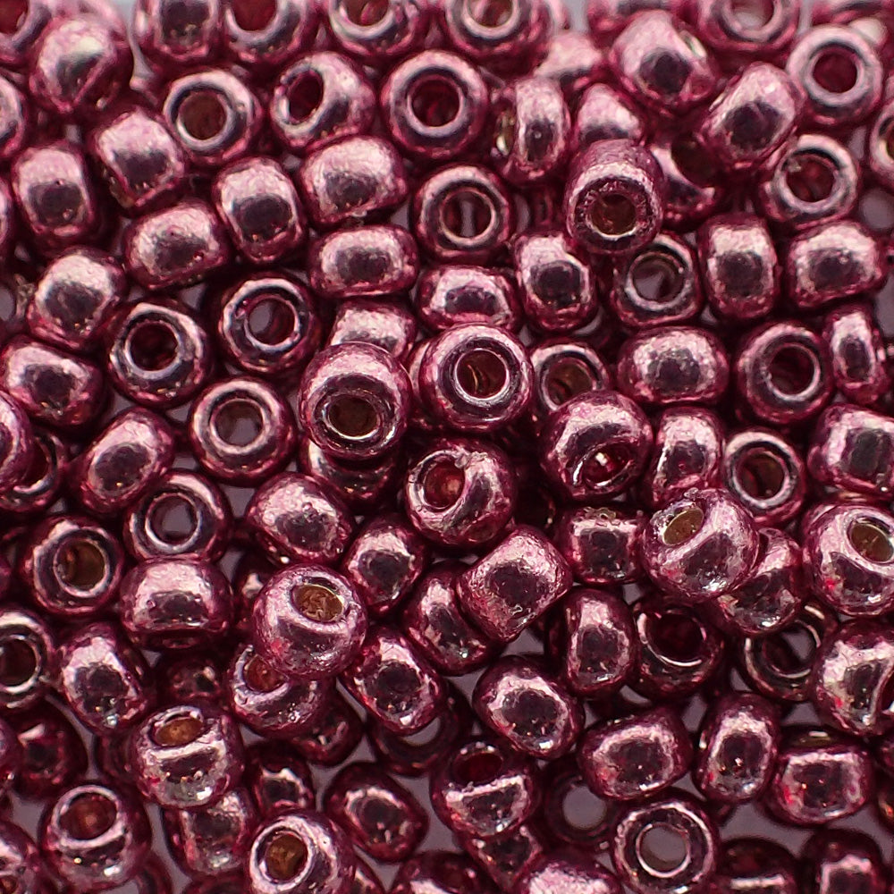 Rocaille Miyuki  11 - Orchidée Galvanisée Duracoat ( 4g )