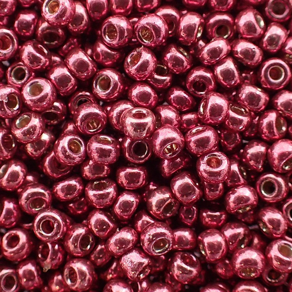 Rocaille Miyuki  11 - Magenta Galvanisée Duracoat ( 4g )
