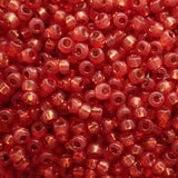 Rocaille miyuki 11 - Rose sanguine argentée teintée duracoat (4 g)