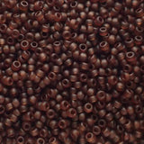 Rocaille Miyuki  15 - Bière de racine mat transparente