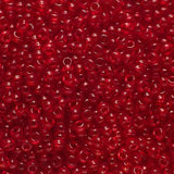 Rocaille Miyuki  15 - Rubis Foncé Transparent 