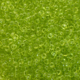 Rocaille Miyuki  15 - Vert chartreuse transparente 
