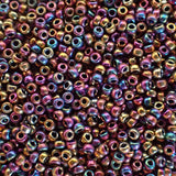 Rocaille Miyuki  15 - Iris Or Violet Métallisé 