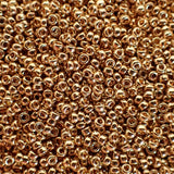 Rocaille Miyuki  15 - Plaquée Or Clair 24K