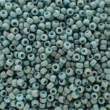 Rocaille Miyuki 15 - Écume de Mer mat  opaque lustré