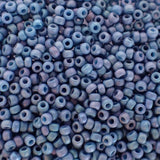 Rocaille Miyuki 15 - Bleu acier mat métallisé lustré