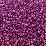 Rocaille Miyuki 15 - Fuchsia Cristal Doublé Lustré