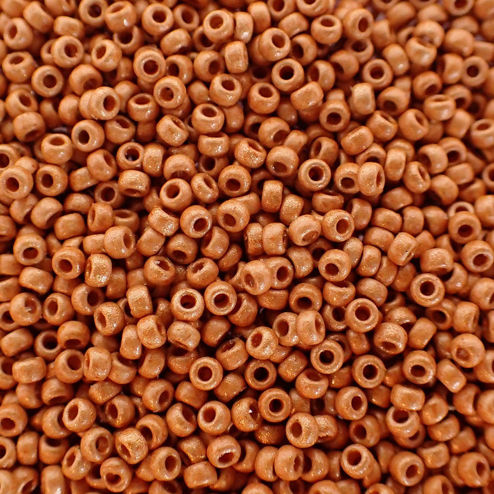 Rocaille Miyuki 15 - Jaune Or Mat Galvanisé