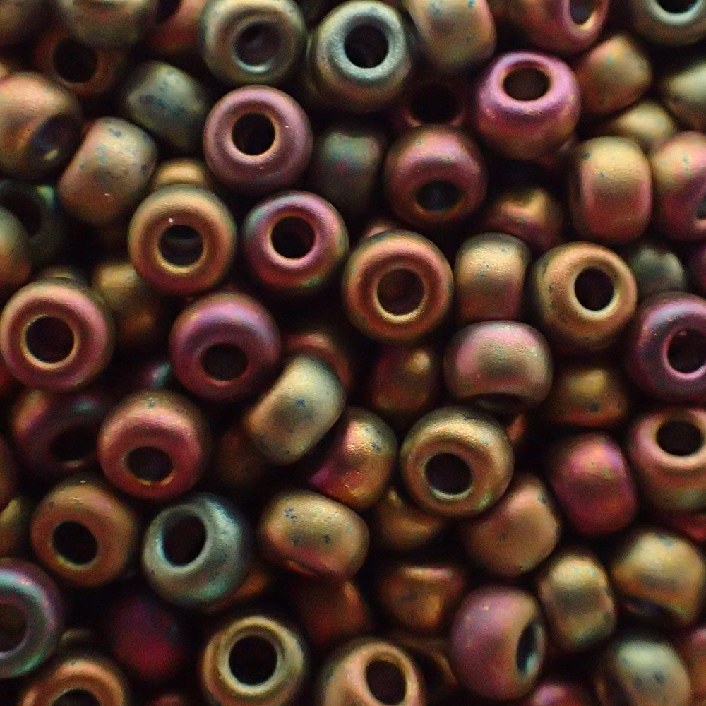 Rocaille 6 - Mat Met Khaki Iris (4g)