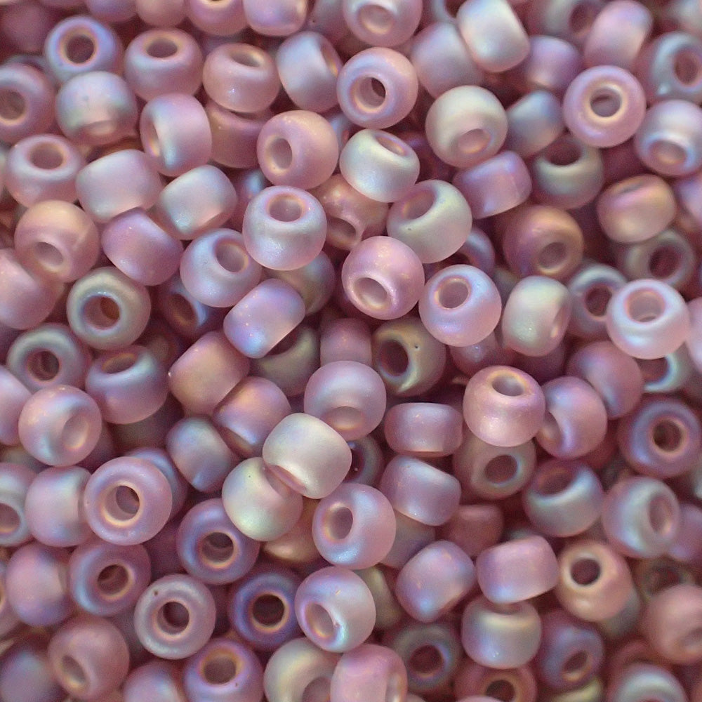 Rocaille 8 - Mat Tr Smoky Amethyst AB (4g)