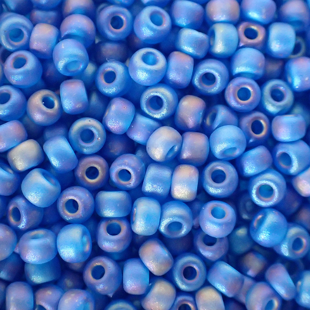 Rocaille 8 - Mat Tr Capri Blue AB (4g)