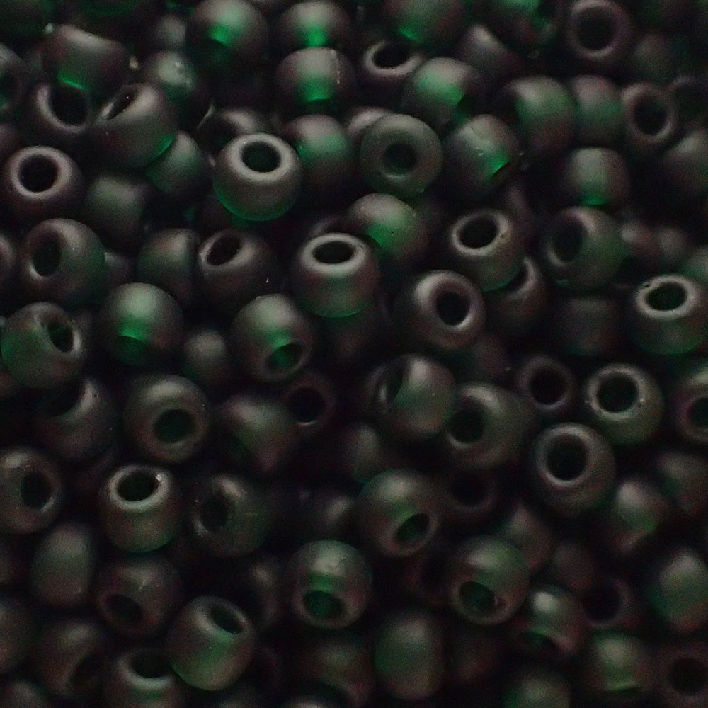 Rocaille 8 - Mat Tr Dark Emerald (4g)