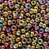 Rocaille 8 - Met Purple Gold Iris (4g)