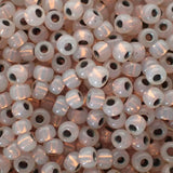 Rocaille 8 - Perle de verre - Opale cuivré