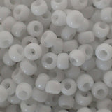 Rocaille 8 - Perle de verre - Blanc (4g) 