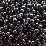 Rocaille 8 - Perle de verre -  Gunmetal (4g) 