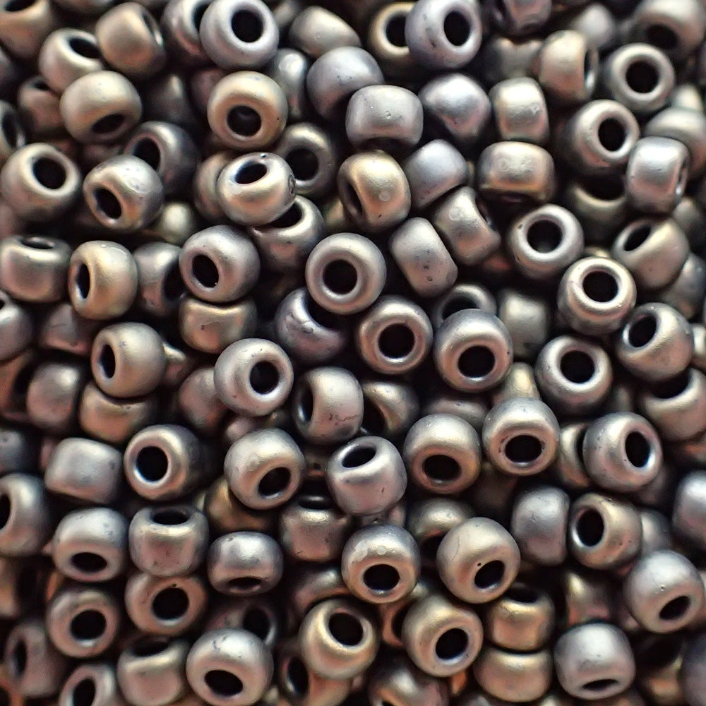 Rocaille 8 - Mat Met Gris argenté (4g)