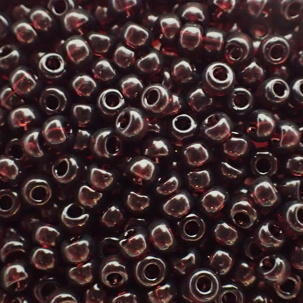 Rocaille 8 - Tr Améthyste fumé extra foncé AB (4g)