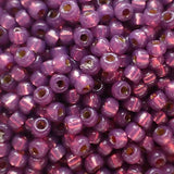 Rocaille 8 - Perle de verre Duracoat - Lilas foncé (4g)