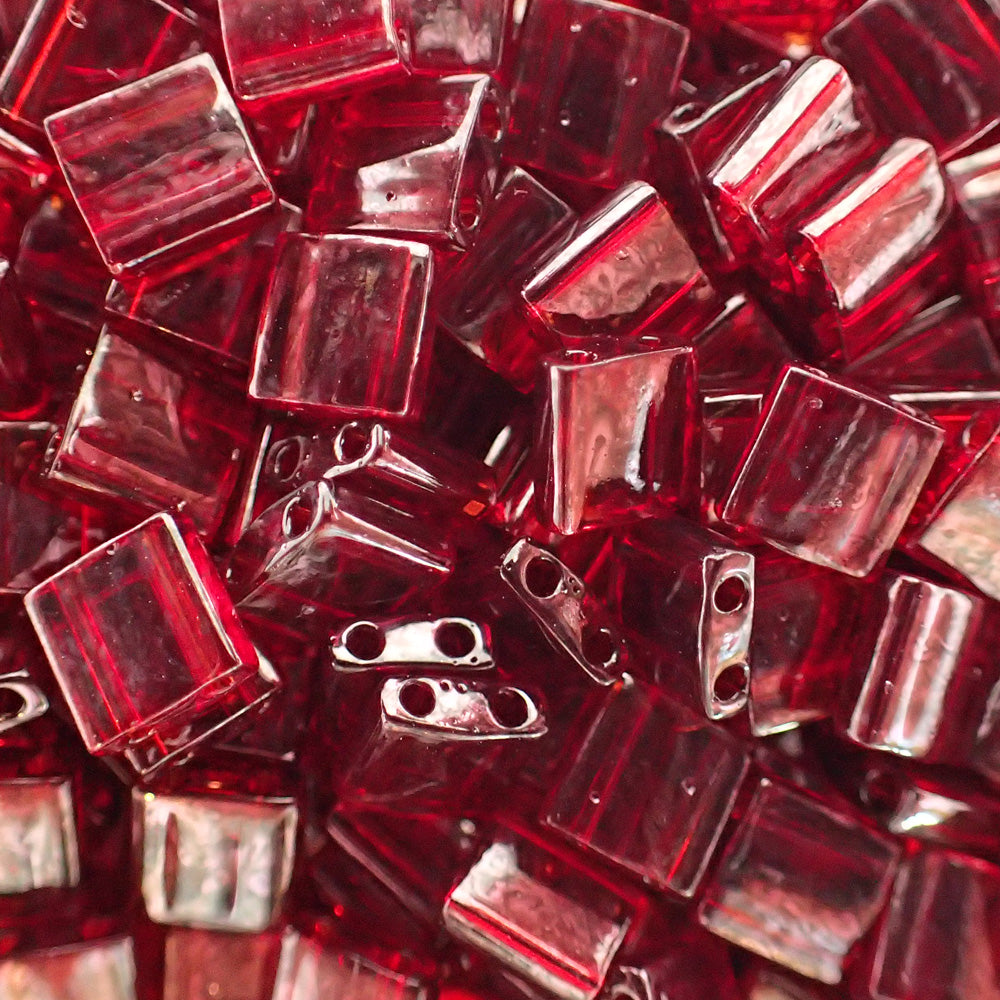 Tila - Garnet Gold Luster (50 pces)