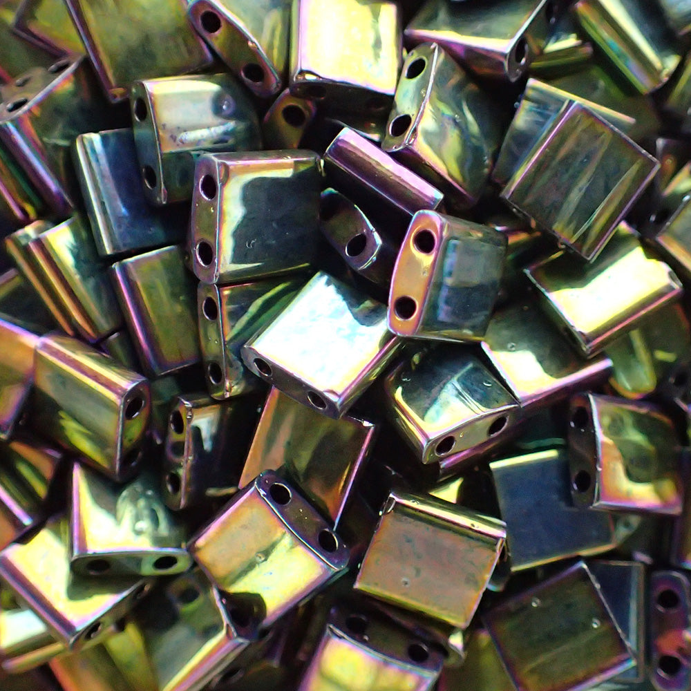 Tila - Metal Malachite Green Iris ( 50 pces)