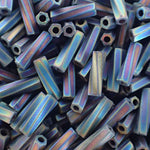 Twisted Bugle 2x6 - Mat Black AB  (4g)