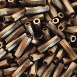 Bugle torsadé 2x6 - Gold Antic Mat (4g)