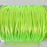 Cordon de Nylon - Palegreen Fluo 2 mm (au mètre)
