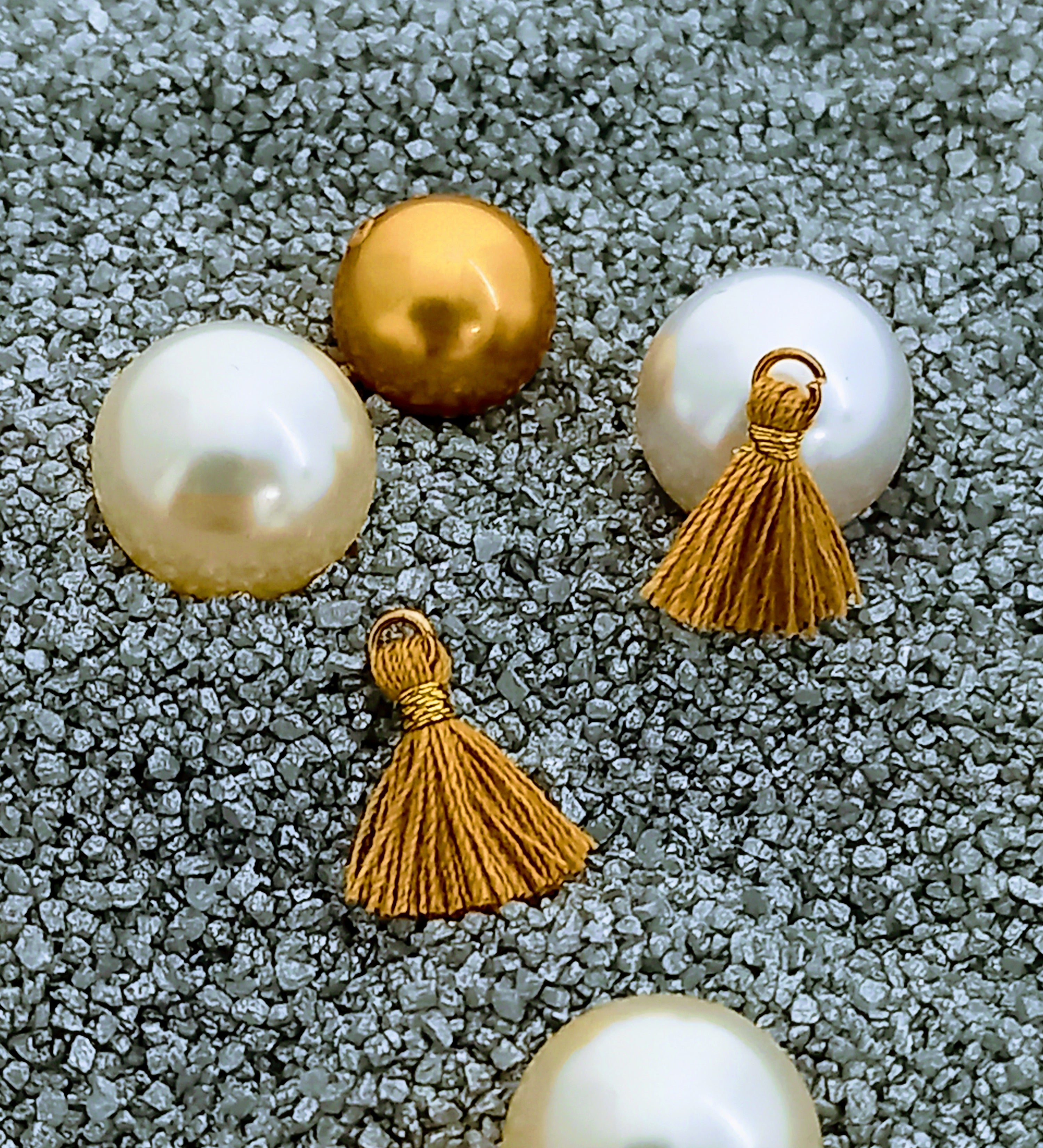 Mini pompon Or (1 pce)