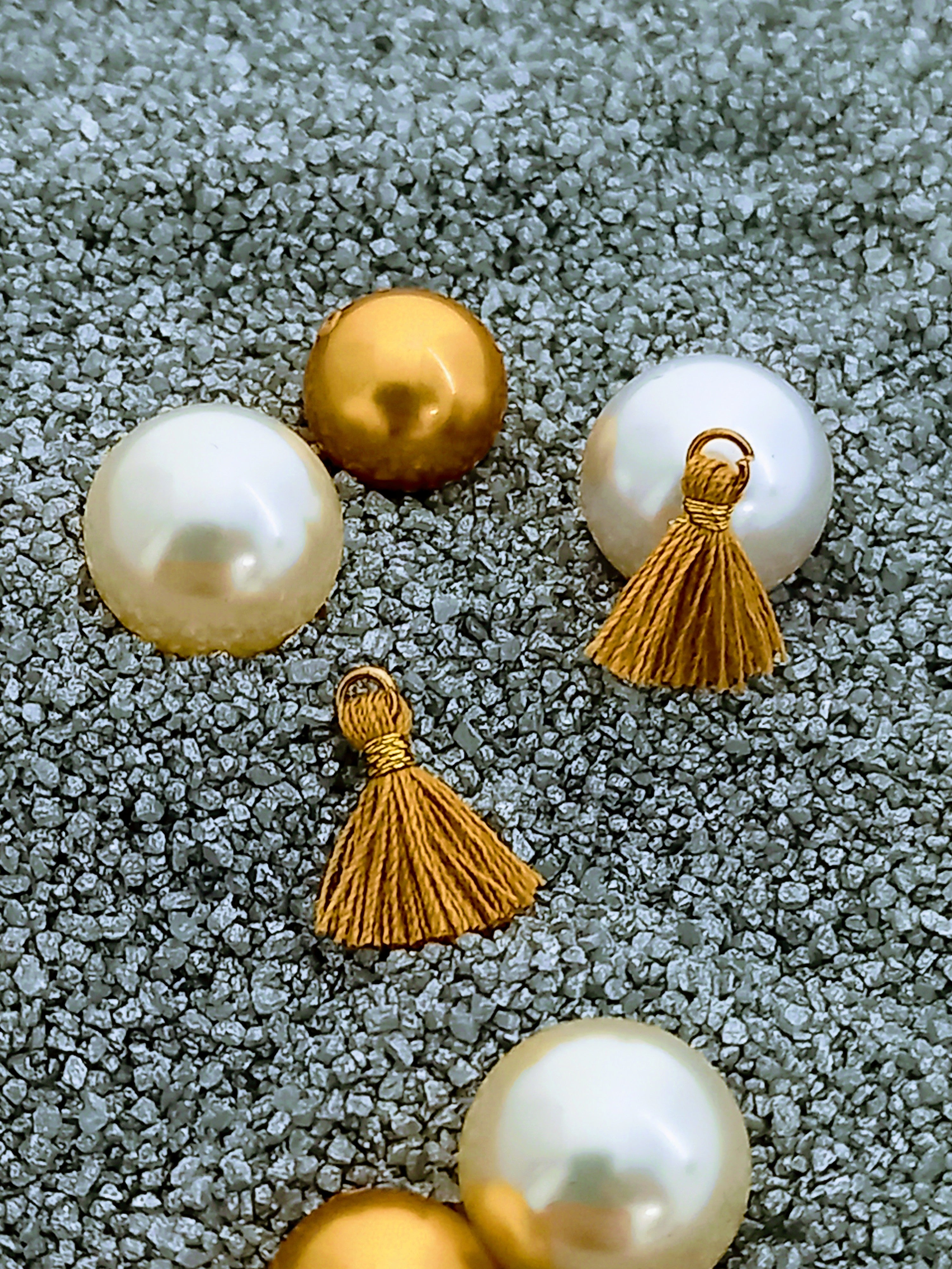 Mini pompon Or (1 pce)