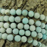 Ronde 10 - Agate naturelle turquoise (5 pces)