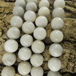 Ronde 10 - Agate fou blanche (5 pces)