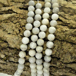 Ronde 10 - Agate fou blanche (5 pces)