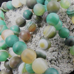 Ronde 8 - Agate rayée (10 pces)