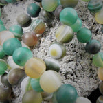 Ronde 8 - Agate rayée (10 pces)