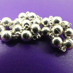 Fermoirs magnétiques en laiton - Couleur platine - 1pce