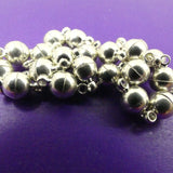 Fermoirs magnétiques en laiton - Couleur platine - 1pce