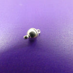 Fermoirs magnétiques en laiton - Couleur platine - 1pce