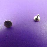 Fermoirs magnétiques en laiton - Couleur platine - 1pce