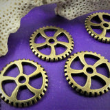 Charms - Engrenage Doré Antique 18 mm (1 pce)