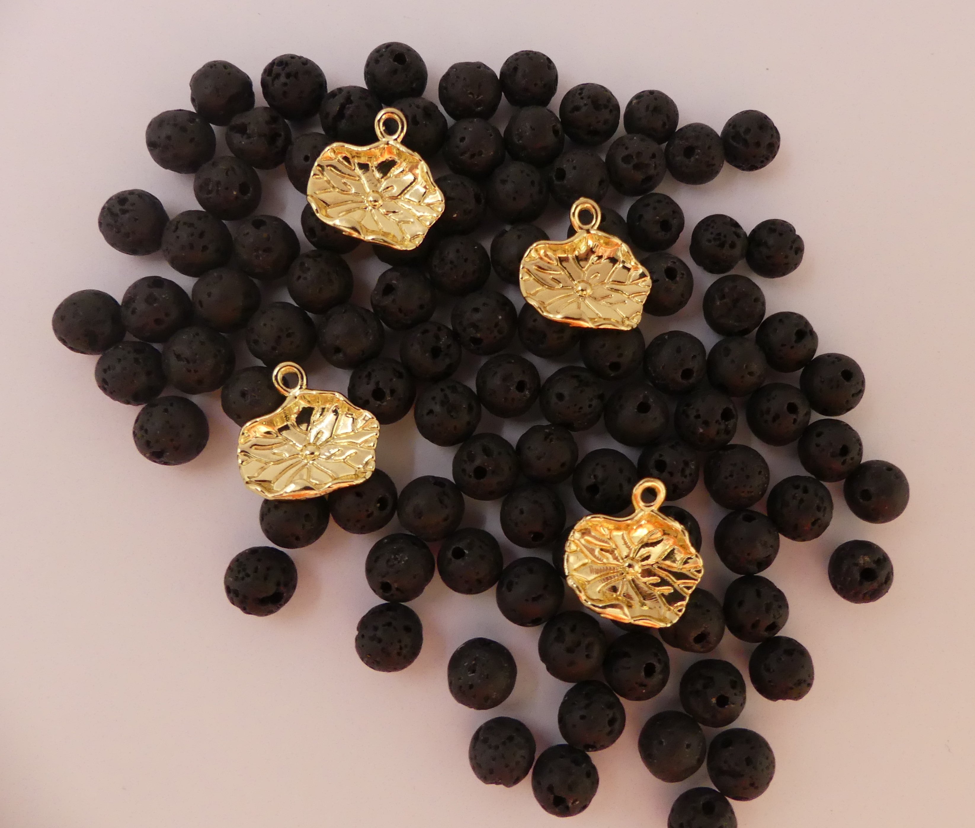 Charms - Feuille de lotus  (1 pce)