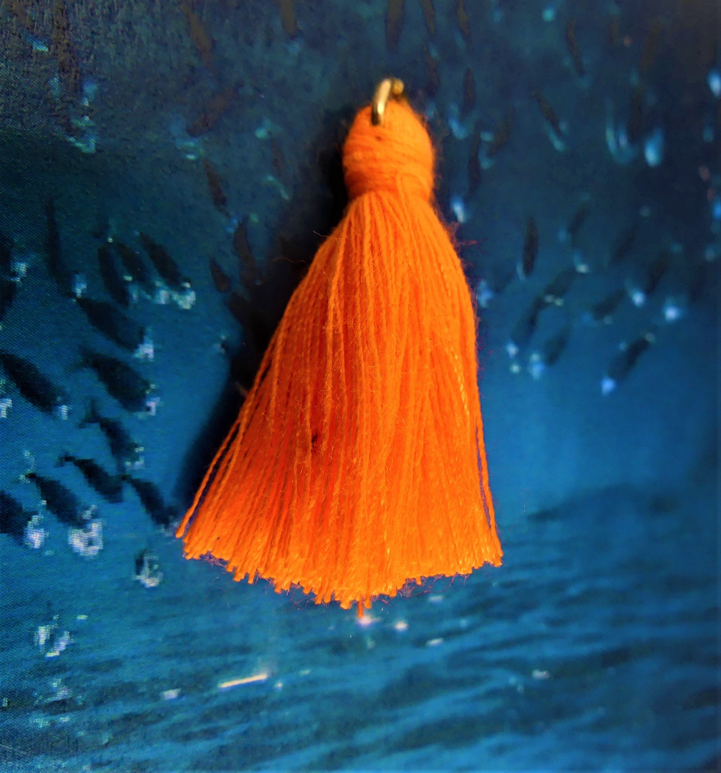 Pompon orange fluo  (1 pce)