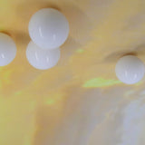 Ronde 10 - Jade naturelle Blanche (5 pces)