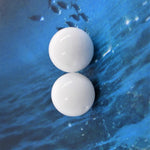 Ronde 10 - Jade naturelle Blanche (5 pces)