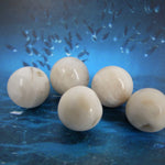 Ronde 12 - Agate naturelle beige (5 pces)